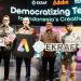 Perwakilan Indosat Ooredoo Hutchison, Adobe, dan Kementerian Ekonomi Kreatif RI berkolaborasi menghadirkan program pemberdayaan kreator berbasis AI dan teknologi digital. (Dok: Indosat Ooredoo Hutchison)
