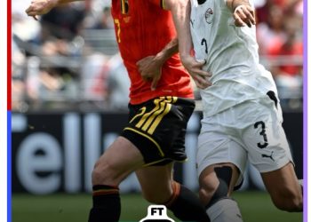 Pemain Belgia berusaha melewati hadangan pemain Mesir pada laga Grup G Piala Dunia 2026 di Seattle Stadium. (DOk: Instagram @fifaworldcup)