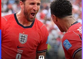 Jude Bellingham dan Harry Kane menjadi pahlawan kemenangan Inggris saat menaklukkan Panama 2-0. The Three Lions melaju ke babak gugur Piala Dunia 2026 sebagai juara Grup L. (DOk: Instagram @fifaworldcup)