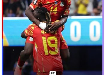 Pemain RD Kongo merayakan kemenangan dramatis 3-1 atas Uzbekistan pada laga terakhir Grup K Piala Dunia 2026 di Atlanta Stadium. (DOk: Instagram @fifaworldcup)