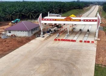 Gerbang Tol Betung. (Dok: instagram @hutamakaryatollroad)