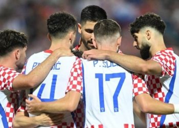 Timnas Kroasia menang 2-1 atas Slovenia dalam laga uji coba internasional di Stadion Andelko Herjavec, Varazdin pada Senin (8/6/2026). (DOk: X.com/HNS_CFF)