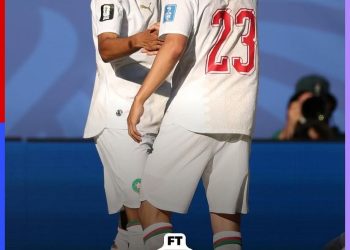 Pemain Maroko Ismael Saibari merayakan gol cepat ke gawang Skotlandia pada laga Grup C Piala Dunia 2026 di Stadion Gillette, Massachusetts. (Dok: Instagram @fifaworldcup)