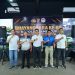 Kapolda Jambi Irjen Pol. Krisno H. Siregar didampingi Danrem 042/Gapu Brigjen TNI Nyamin dan Wakapolda Jambi Brigjen Pol. Benny Ali membuka Kapolda Jambi Cup Billiard Tournament 2026 di RND Cafe & Billiard, Senin (15/6/2026). (Dok: Alpin)