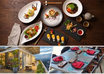 Suasana rooftop The View Swiss-Belhotel Jambi saat peluncuran “LUME – Culinary Journey to Truly Asia”, menghadirkan pengalaman kuliner Asia modern dengan panorama kota dari ketinggian. (Dok: Marcom Swiss-Belhotel Jambi)