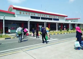 aktivitas penumpang di Bandara Muaro Bungo. (Dok: Redaksi)