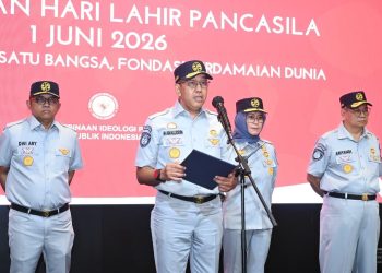 Memperingati Hari Lahir Pancasila 2026, PT Jasa Raharja menegaskan komitmennya untuk terus menghadirkan pelayanan perlindungan dasar yang cepat, tepat, dan responsif bagi masyarakat. (Dok: Humas JR Jambi)