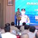 Kapolda Jambi Irjen Pol Krisno H Siregar saat memimpin Pembukaan Rakernis Gabungan Bidkum dan Bidhumas Polda Jambi Tahun 2026 di Gedung Siginjai. (Dok: Alpin)