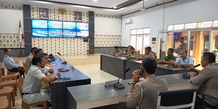 Suasana Rapat Koordinasi Persiapan Operasi Patuh Siginjai 2026 di Polres Merangin yang dihadiri Jasa Raharja Merangin bersama FLLAJ dan stakeholder terkait. (Dok: Rahmat)
