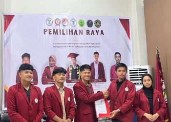 Fajar Nugraha dan Oktavia Rahmadani resmi terpilih sebagai Presiden dan Wakil Presiden BEM Institut Teknologi Perkebunan Pelalawan Indonesia (ITP2I) periode 2026/2027. (Dok: Rudi)