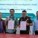 PT Pelabuhan Indonesia (Persero) Regional 2 Jambi dan Kejaksaan Negeri Tanjung Jabung Timur menandatangani kesepakatan bersama terkait penanganan masalah hukum di bidang Perdata dan Tata Usaha Negara. (Dok: Rudi)