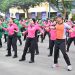 Kapolda Jambi Irjen Pol. Krisno Halomoan Siregar bersama unsur TNI, Polri, Forkopimda, dan masyarakat mengikuti olahraga bersama di Lapangan Apel Mapolda Jambi. (Dok: Rahmat)