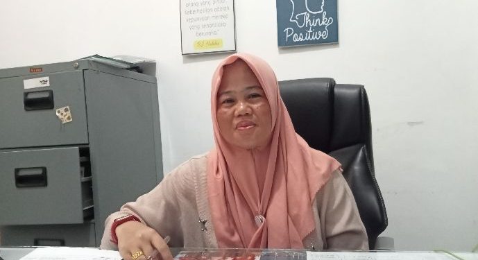 Plt. Kepala BPKAD Kabupaten Sarolangun Hj. Maria Susanti. (Dok: Rahmat)