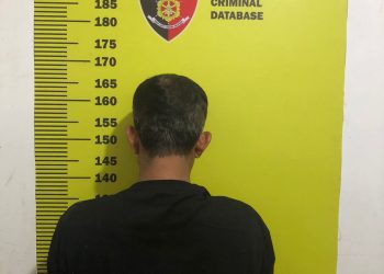 Pelaku pencurian kabel PLN yang berhasil diamankan Polsek Jambi Timur. (Dok: Alpin)