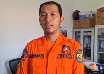 Kepala Bidang Kedaruratan dan Logistik BPBD Muaro Jambi, Anari Hasiholan Sitorus. (DOk: Rahmat)