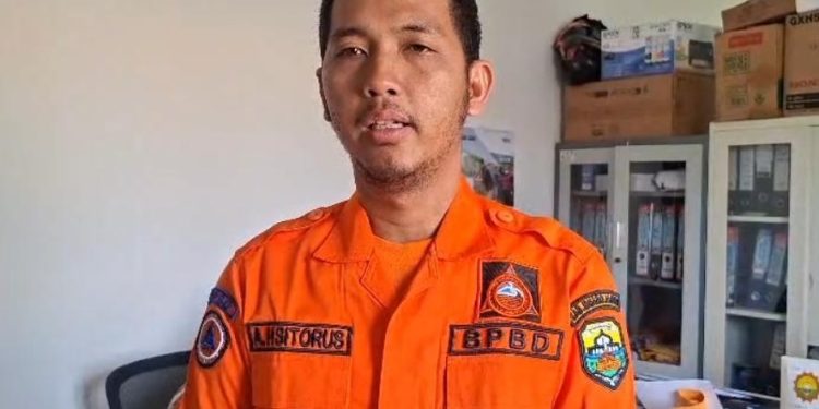 Kepala Bidang Kedaruratan dan Logistik BPBD Muaro Jambi, Anari Hasiholan Sitorus. (DOk: Rahmat)