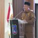 Wakil Bupati Tanjung Jabung Barat, Dr. H. Katamso SA, S.E., M.E., membuka kegiatan Sunatan Massal Kolaborasi Baznas dan TP-PKK Tahun 2026. (Dok: Rahmat)