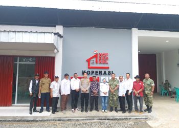 gedung Koperasi Desa Merah Putih (KDMP) di salah satu desa di Kabupaten Tanjung Jabung Timur. (Dok: Rahmat)