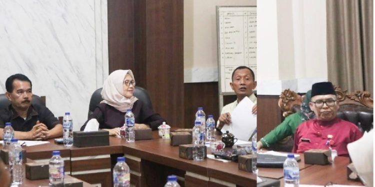 DPRD saat memanggil Sekda Sarolangun M. Arief. (Dok: Rahmat)