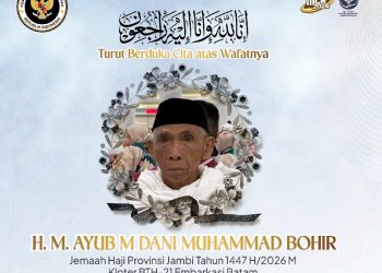 jemaah haji asal Kabupaten Tanjung Jabung Timur, H. M Ayub M Dani Muhammad Bohir, wafat di Madinah, Arab Saudi. (Dok: Jambi.haji.go.id)