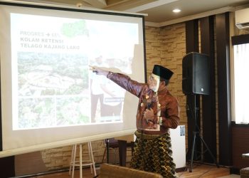 Maulana Paparkan Transformasi Pengendalian Banjir Kota Jambi kepada Delegasi Jepang. (DOk: Diskominfo Kota Jambi)