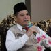 Kepala Kanwil Kemenhaj Provinsi Jambi, Wahyudi Abdul Wahab, memimpin rapat koordinasi persiapan pemulangan jemaah haji di Asrama Haji Antara Jambi, Senin (15/6/2026). (DOk: Jambi.haji.go.id)