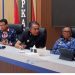 Wakil Bupati Muaro Jambi Junaidi H. Mahir membuka Pertemuan Penguatan Forum Kemitraan Pencegahan dan Pengendalian AIDS, Tuberkulosis, dan Malaria (ATM) di Aula BPKAD Muaro Jambi. (Dok: Diskominfo Muaro Jambi)