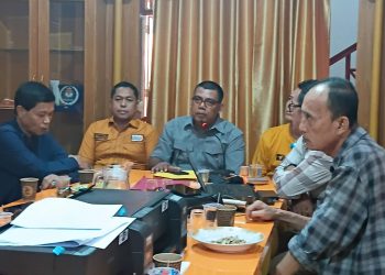 Ketua DPD Hanura Provinsi Jambi Ritas Mairiyanto menyampaikan kesiapan partainya menggelar pelantikan pengurus dan Muscab serentak 11 kabupaten/kota pada 27 Juni 2026. (DOk: Rudi)