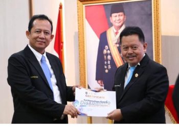 Bupati Muaro Jambi Dr. Bambang Bayu Suseno (BBS) resmi menuntaskan Pendidikan Kepemimpinan Pemerintah Daerah (KPPD) Lemhannas RI Tahun 2026. (Dok: Diskominfo Muaro Jambi)