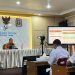 Kepala BPS Provinsi Jambi, Aidil Adha, menyampaikan rilis inflasi Juni 2026. (Dok: Rudi)