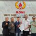 Ketua KONI Provinsi Jambi Mat Sanusi menerima audiensi Pengprov Muaythai Indonesia Jambi dan Pengprov PBFI Jambi.
