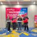 Group Head Marketing Segmen Smartfren XLSMART Astiyanto Tri Muktiwibowo bersama jajaran manajemen saat Media Update Smartfren Fun Run 2026 di Yello Hotel Jambi.