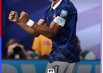 Kylian Mbappe merayakan gol saat membawa Prancis mengalahkan Swedia 3-0 pada babak gugur Piala Dunia 2026. (Dok: Instagram @fifaworldcup)